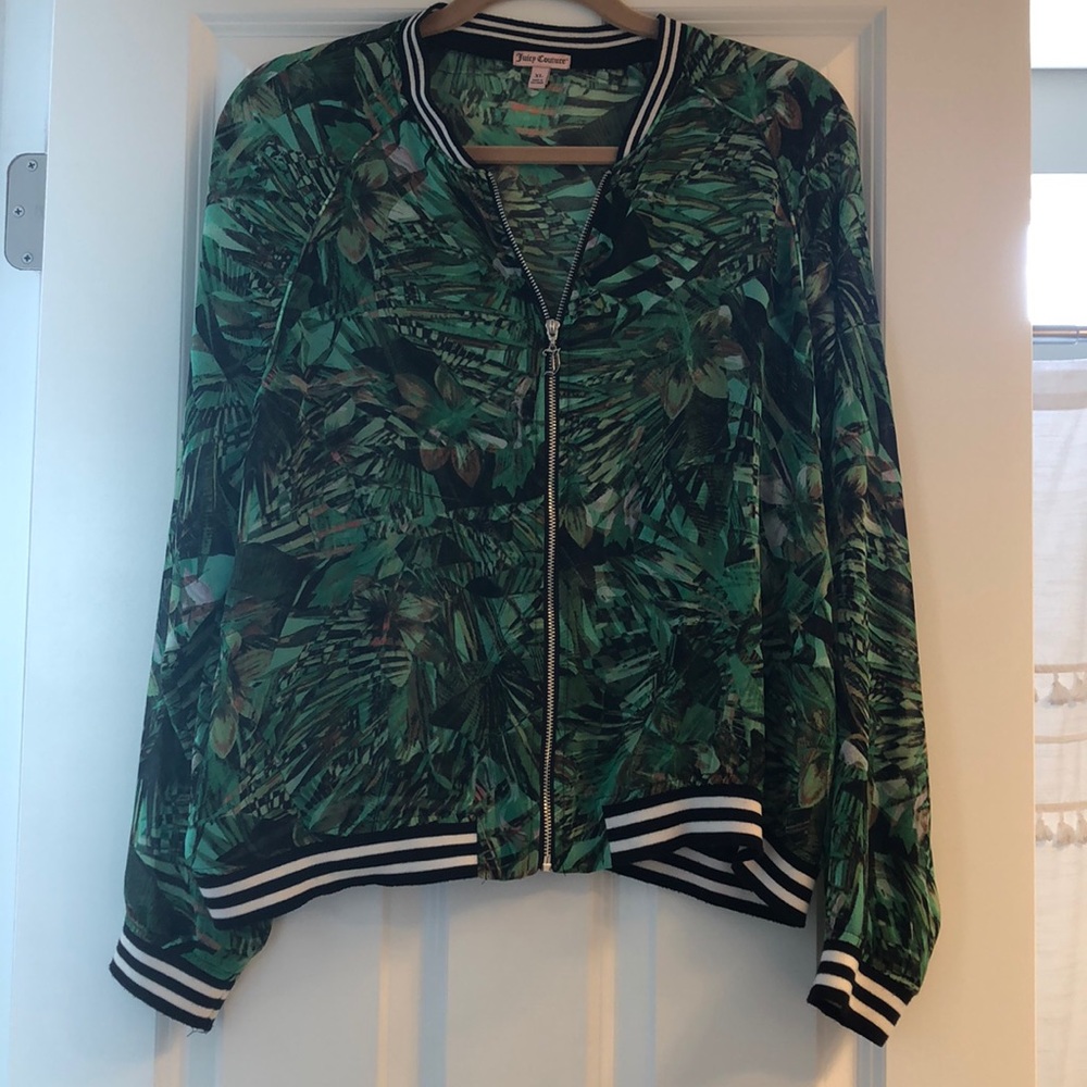 JUICY COUTURE chiffon track jacket